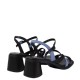 CAMPER</br>Γυναικεία Πέδιλα Δερμάτινα Μαύρο/Μπλε K201631-001 TWS Camper CAMPER</br>Γυναικεία Πέδιλα Δερμάτινα Μαύρο/Μπλε K201631-001 TWS Camper
