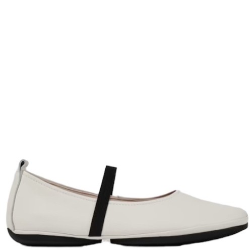 Γυναικείες Μπαλαρίνες Λευκό Δέρμα K201643-001 RIGHT NINA Camper Γυναικείες Μπαλαρίνες Λευκό Δέρμα K201643-001 RIGHT NINA Camper