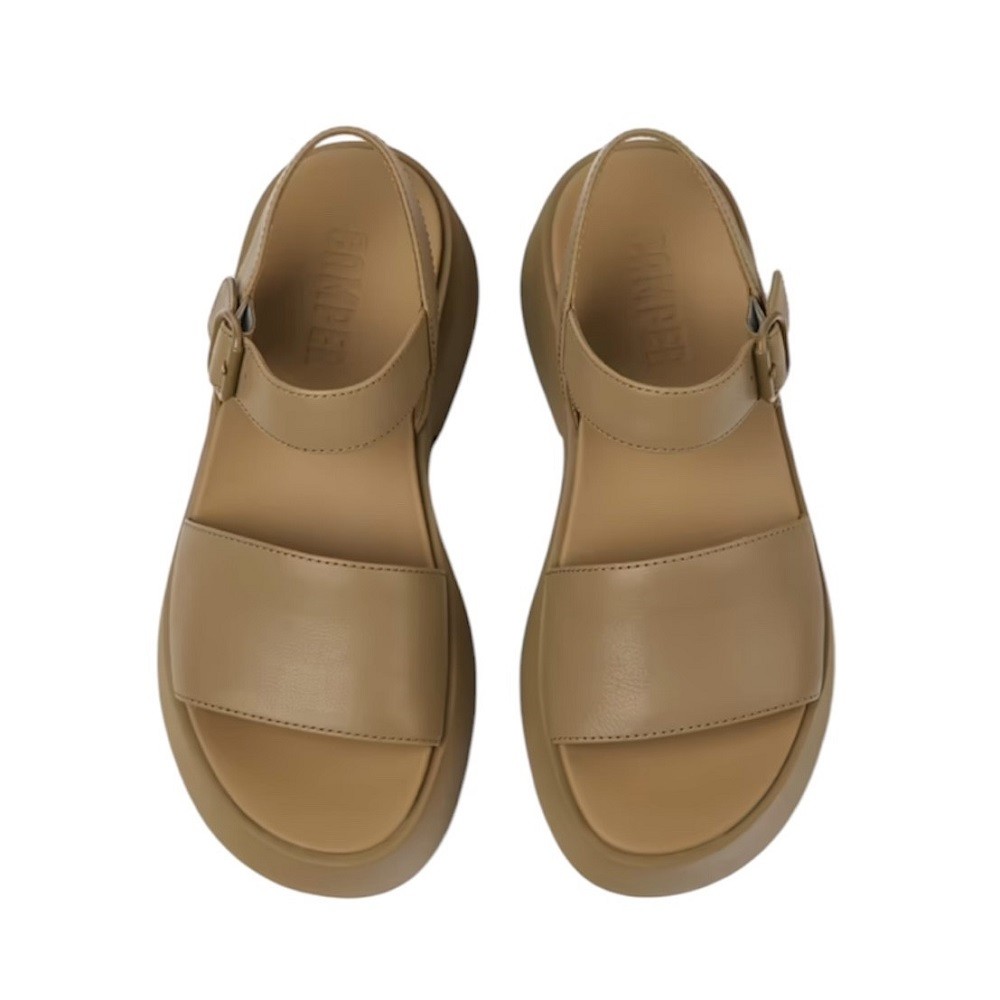 CAMPER</br>Γυναικείες Πλατφόρμες Ταμπά Δέρμα K201659-003 TASHA Camper CAMPER</br>Γυναικείες Πλατφόρμες Ταμπά Δέρμα K201659-003 TASHA Camper