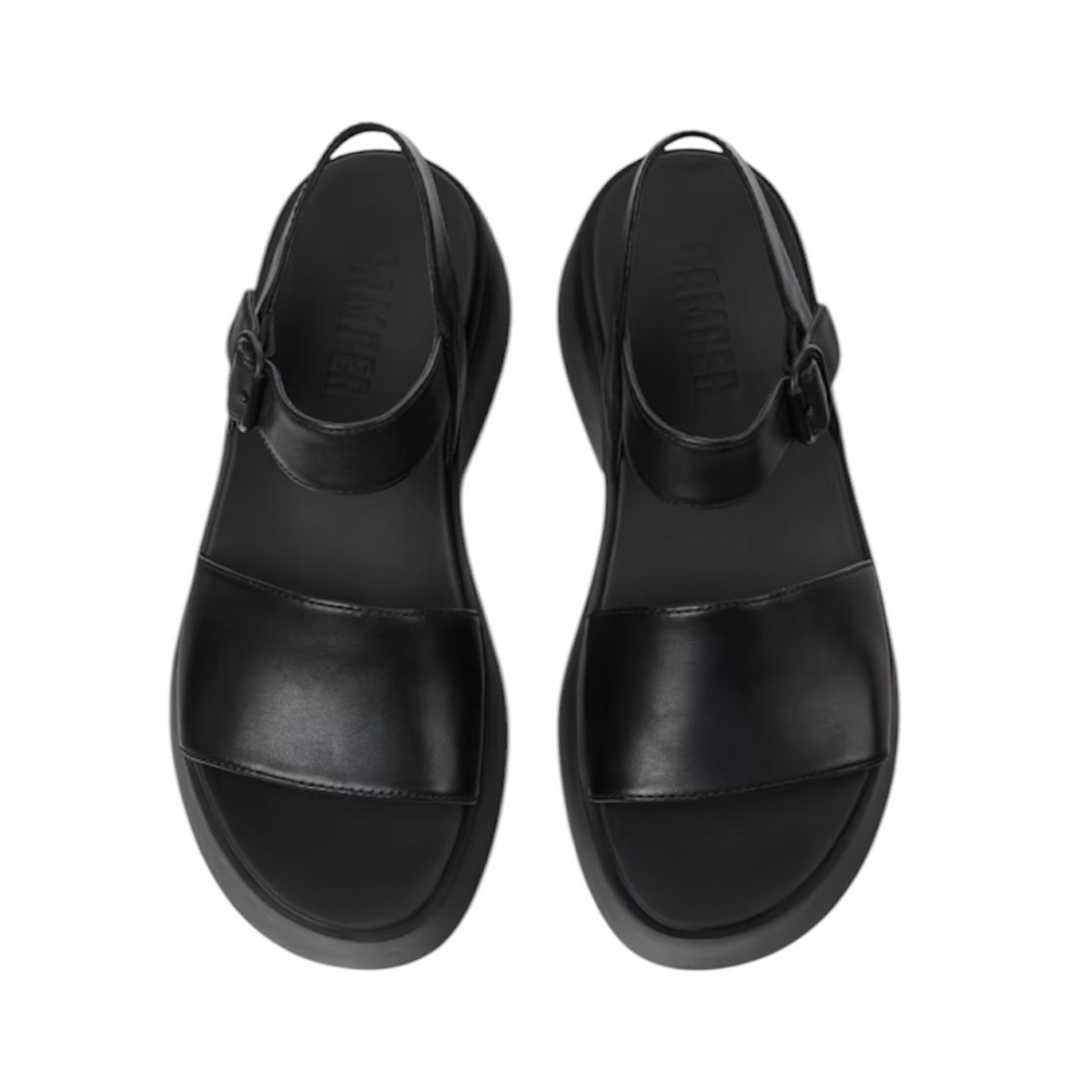 CAMPER</br>Γυναικείες Πλατφόρμες Μαύρο Δέρμα K201659-006 TASHA Camper CAMPER</br>Γυναικείες Πλατφόρμες Μαύρο Δέρμα K201659-006 TASHA Camper