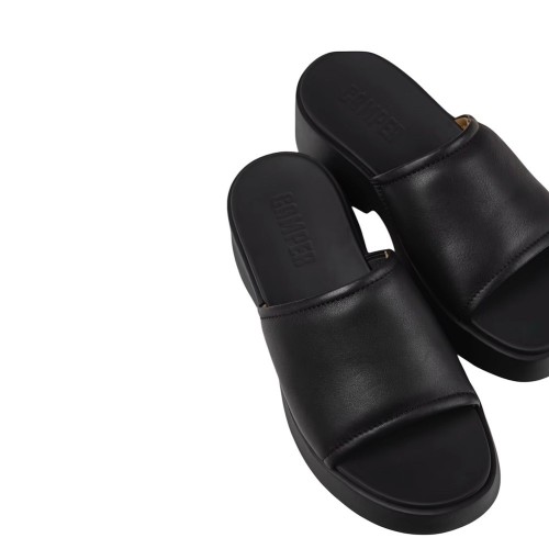 Camper K201664-001 TASHA Γυναικεία Mules Μαύρο Δέρμα