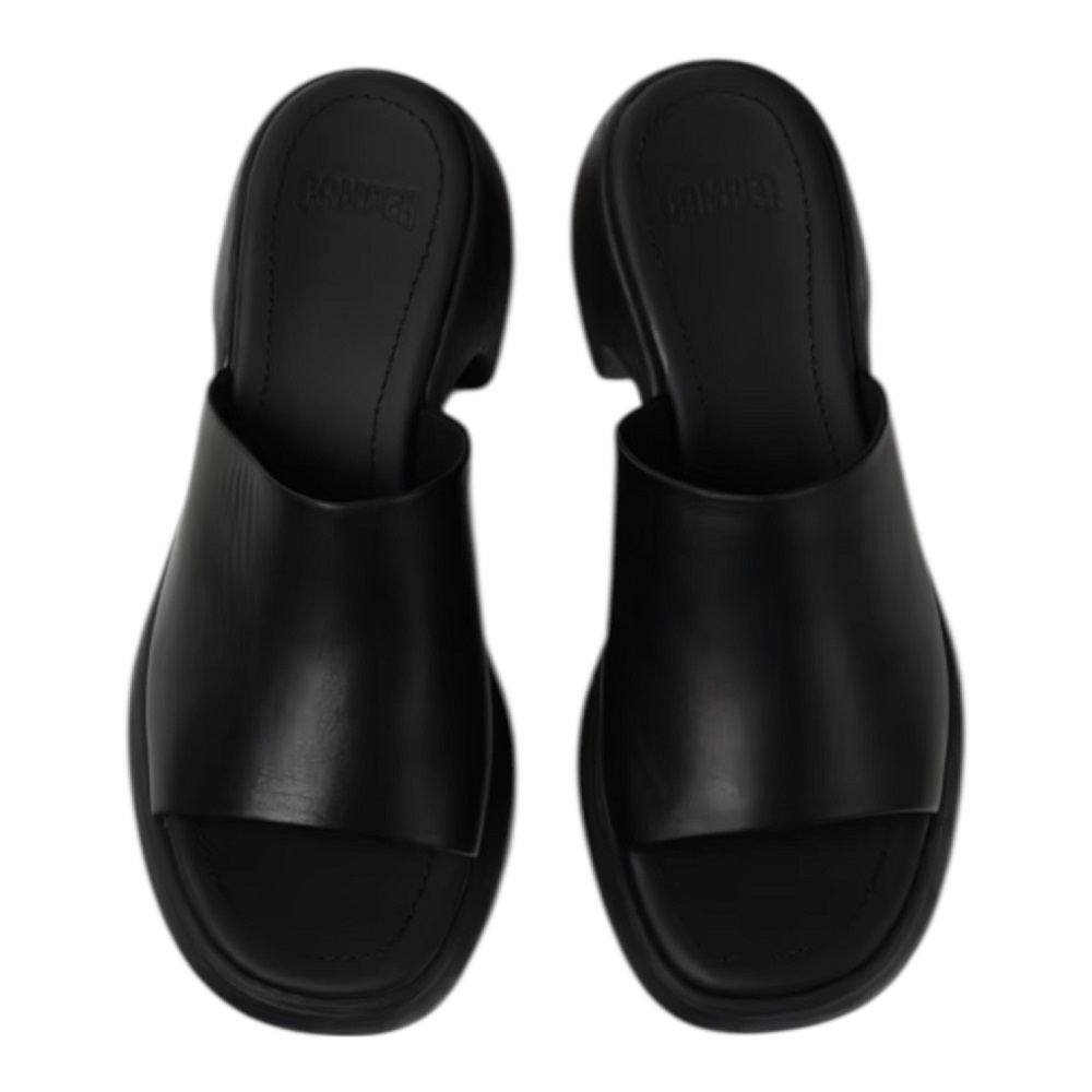 CAMPER</br>Camper K201722-001 THELMA SANDAL Γυναικεία Mules Μαύρο Δέρμα
