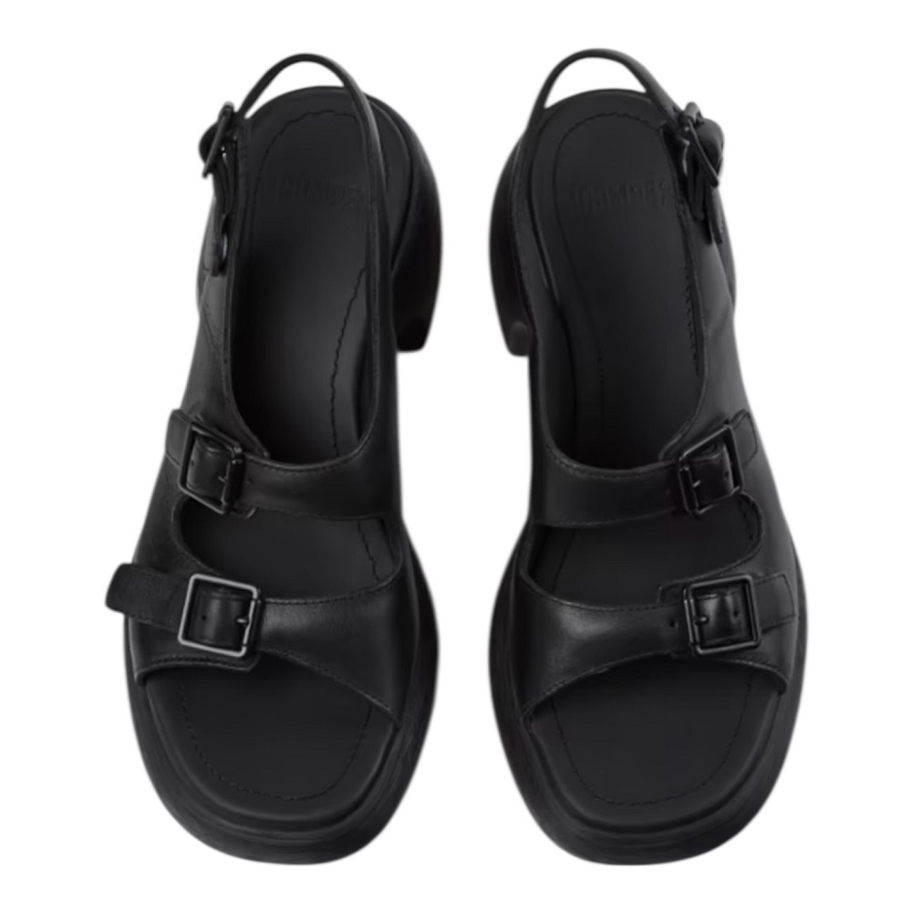 CAMPER</br>Camper K201874-001 THELMA SANDAL Γυναικεία Πέδιλα Μαύρο Δέρμα