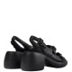 CAMPER</br>Camper K201874-001 THELMA SANDAL Γυναικεία Πέδιλα Μαύρο Δέρμα