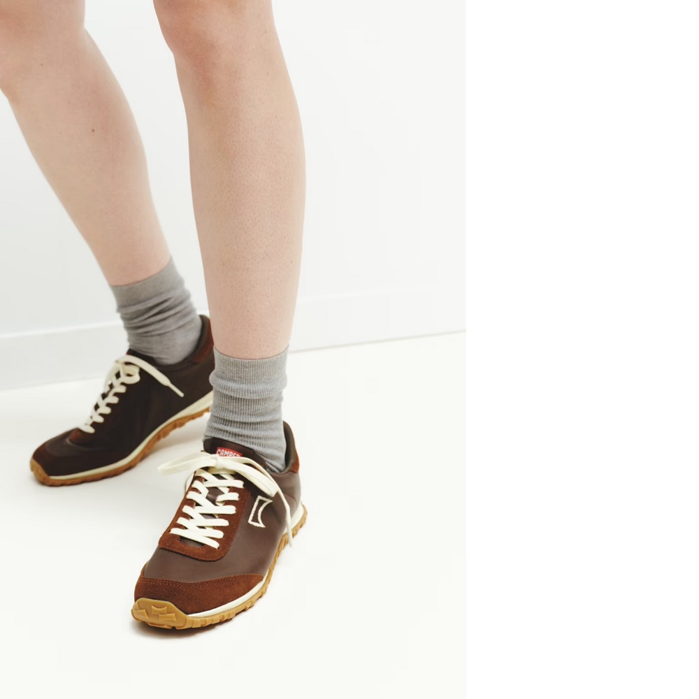 CAMPER</br>Camper K201885-006 DRIFT WALK Γυναικεία Sneakers Καφέ Δέρμα CAMPER</br>Camper K201885-006 DRIFT WALK Γυναικεία Sneakers Καφέ Δέρμα