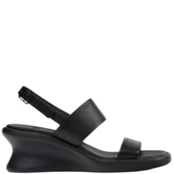 CAMPER</br>Camper K201915-001 LOUISE SANDAL Γυναικείες Πλατφόρμες Μαύρο Δέρμα