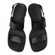 CAMPER</br>Camper K201915-001 LOUISE SANDAL Γυναικείες Πλατφόρμες Μαύρο Δέρμα