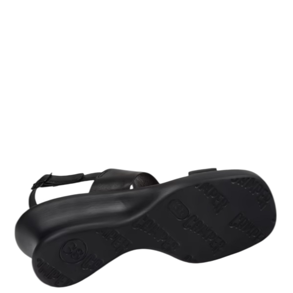 CAMPER</br>Camper K201915-001 LOUISE SANDAL Γυναικείες Πλατφόρμες Μαύρο Δέρμα