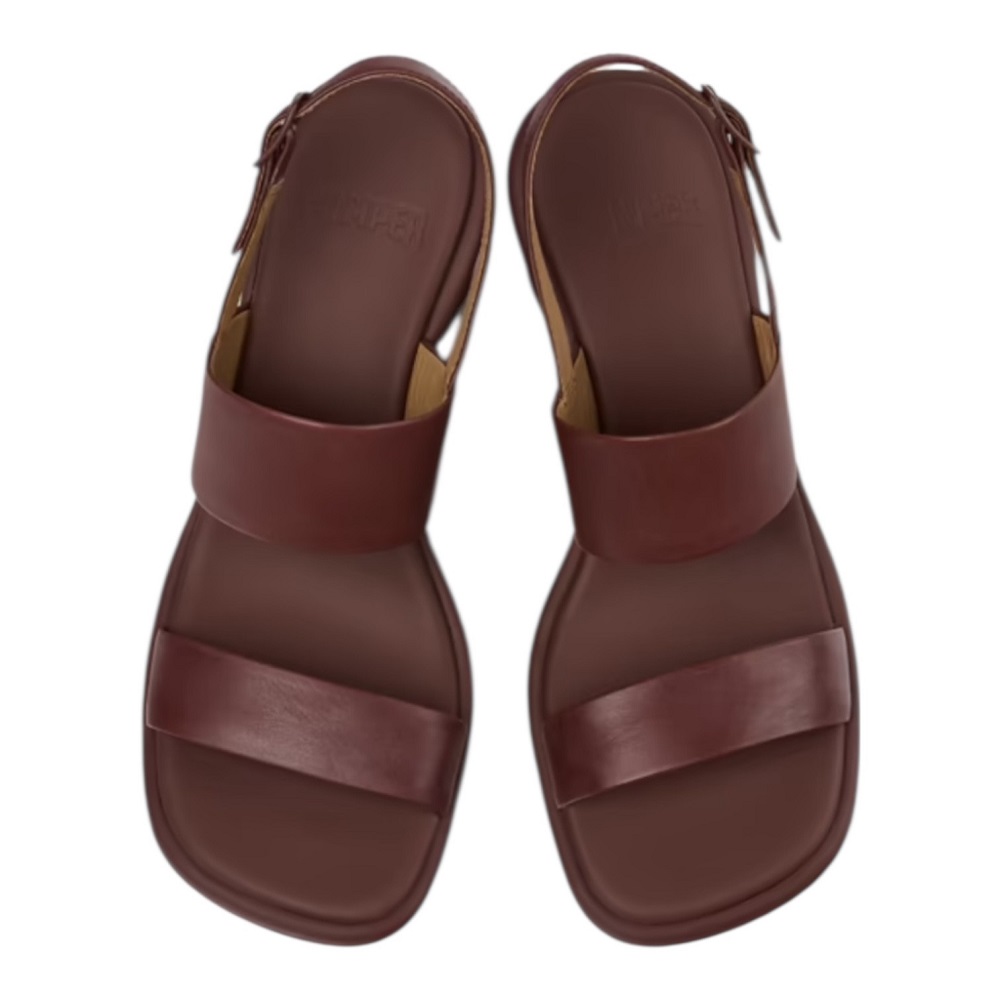 CAMPER</br>Camper K201915-003 LOUISE SANDAL Γυναικείες Πλατφόρμες Μπορντό Δέρμα
