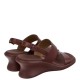 CAMPER</br>Camper K201915-003 LOUISE SANDAL Γυναικείες Πλατφόρμες Μπορντό Δέρμα