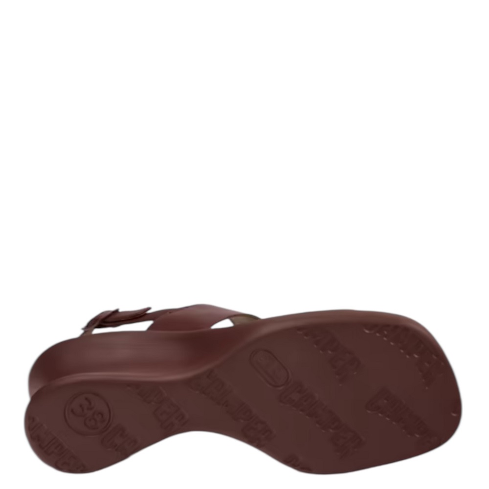 CAMPER</br>Camper K201915-003 LOUISE SANDAL Γυναικείες Πλατφόρμες Μπορντό Δέρμα