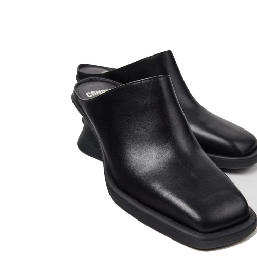 Camper K201955-001 LOUISE Γυναικεία Mules Μαύρο Δέρμα