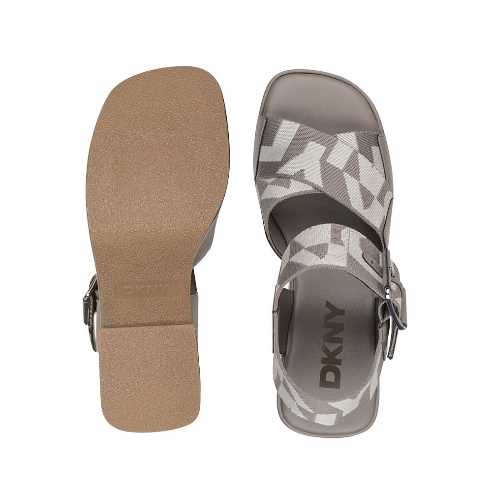 DKNY</br>DKNY MAKARIO K2677443-D6W Γυναικείες Πλατφόρμες Γκρι/Εκρού DKNY</br>DKNY MAKARIO K2677443-D6W Γυναικείες Πλατφόρμες Γκρι/Εκρού