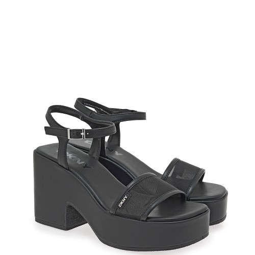 DKNY MAVELLE K2699442-BLK Γυναικείες Πλατφόρμες Μαύρο