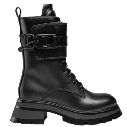 Γυναικεία Αρβυλάκια Μαύρο Δέρμα K3240927 SAVA DKNY