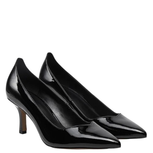 Γυναικείες Γόβες Μαύρο Δέρμα Λουστρίνι IVANIE K3400525-BLK DKNY