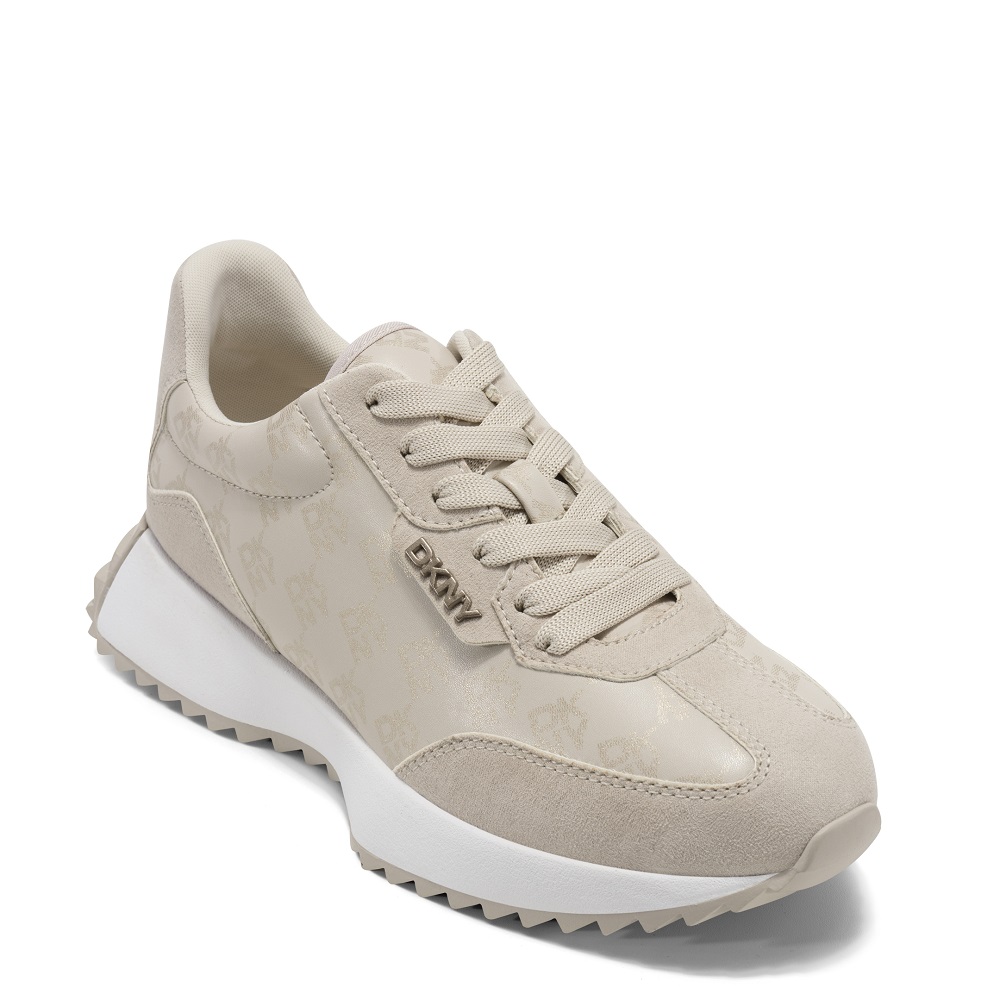 DKNY</br>DKNY NAPLES K3522140-BNE Γυναικεία Lace Up Sneakers Μπεζ