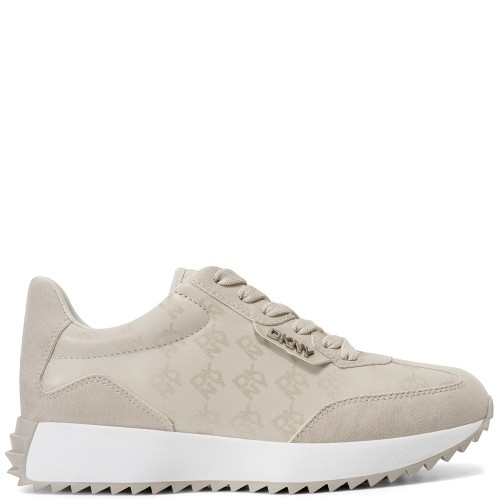 DKNY NAPLES K3522140-BNE Γυναικεία Lace Up Sneakers Μπεζ