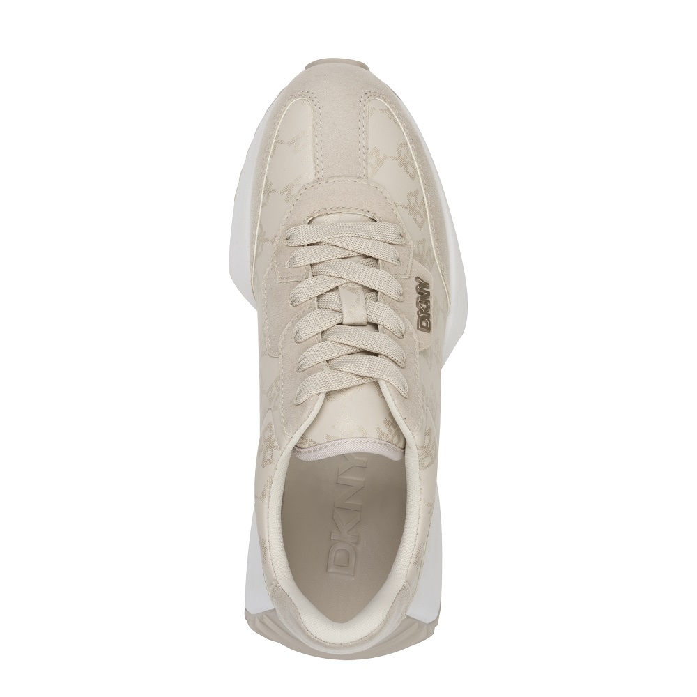 DKNY</br>DKNY NAPLES K3522140-BNE Γυναικεία Lace Up Sneakers Μπεζ DKNY</br>DKNY NAPLES K3522140-BNE Γυναικεία Lace Up Sneakers Μπεζ