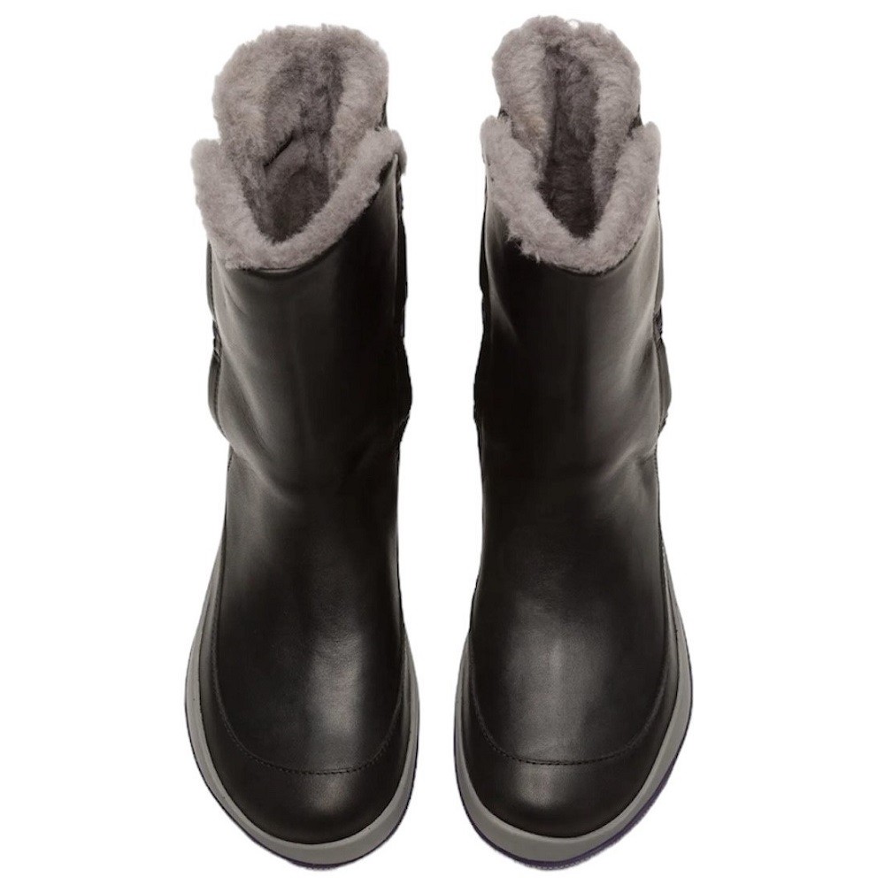 CAMPER</br>Γυναικείες Μπότες Μαύρο Δέρμα K400386-001 PEU PISTA GORE-TEX Camper CAMPER</br>Γυναικείες Μπότες Μαύρο Δέρμα K400386-001 PEU PISTA GORE-TEX Camper