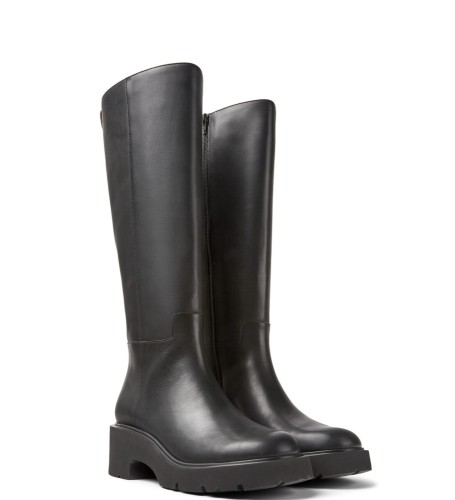  Camper MILAH K400659-001 Γυναικεία Μπότα Μαύρο Δέρμα  