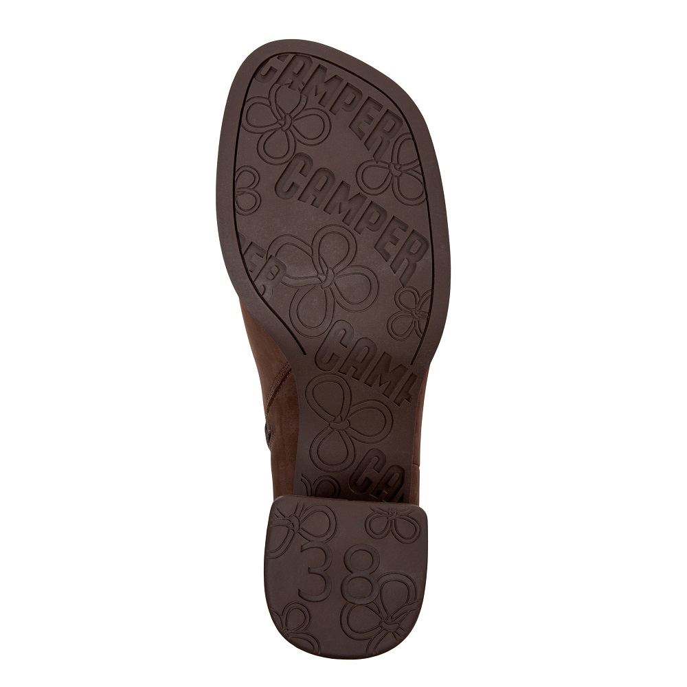CAMPER</br>Camper K400798-002 KORA Γυναικεία Μποτάκια Καφέ Nubuck CAMPER</br>Camper K400798-002 KORA Γυναικεία Μποτάκια Καφέ Nubuck