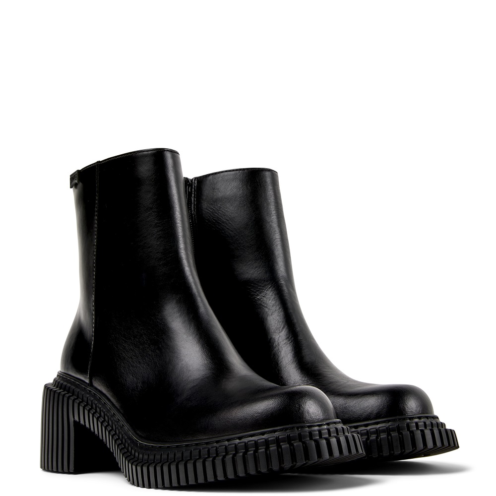 CAMPER</br>Camper K400804-001 PIX LONDON Γυναικεία Μποτάκια Μαύρο Δέρμα CAMPER</br>Camper K400804-001 PIX LONDON Γυναικεία Μποτάκια Μαύρο Δέρμα