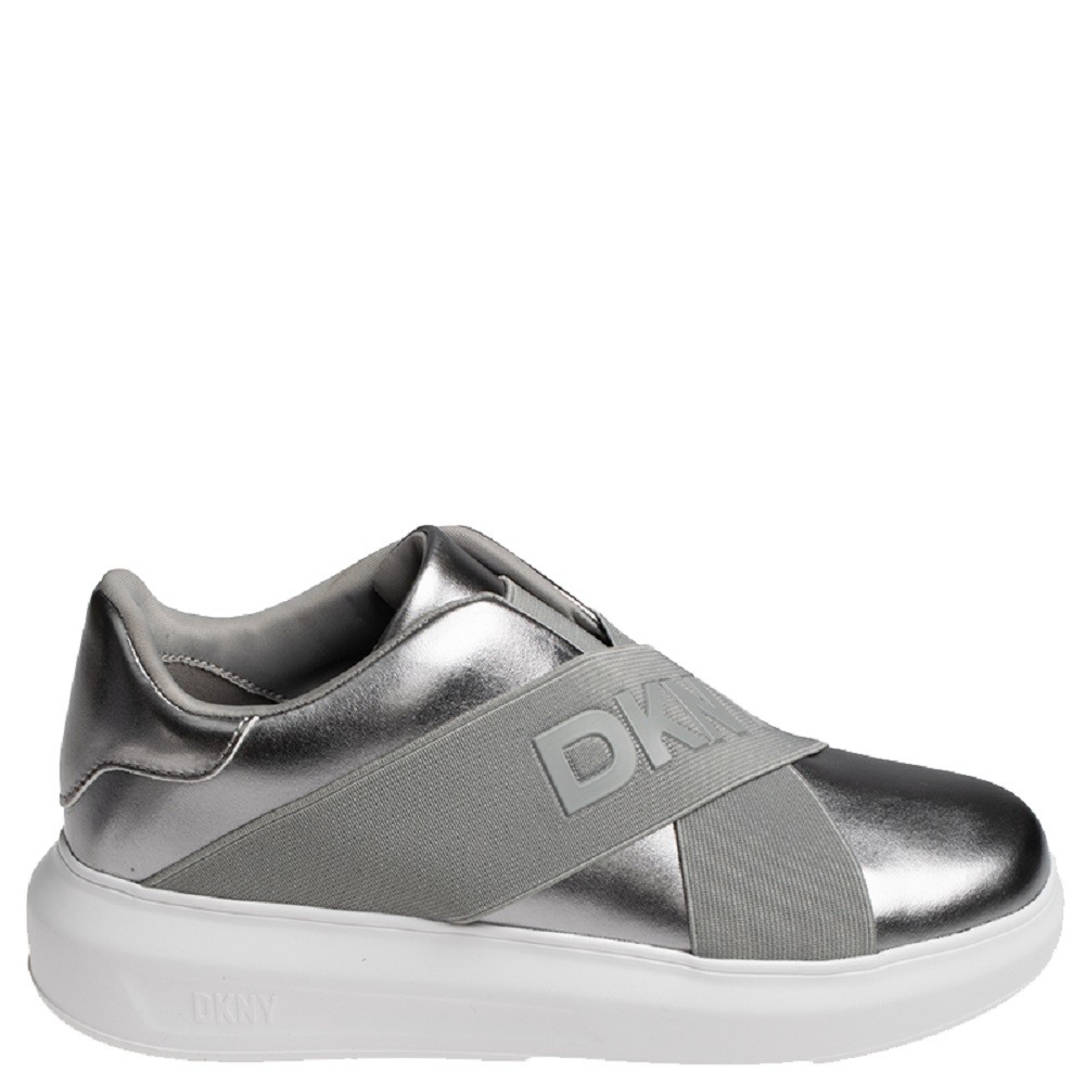 DKNY</br>Γυναικεία Sneakers Slip On Ασημί JAYE K4401359-NIC DKNY DKNY</br>Γυναικεία Sneakers Slip On Ασημί JAYE K4401359-NIC DKNY