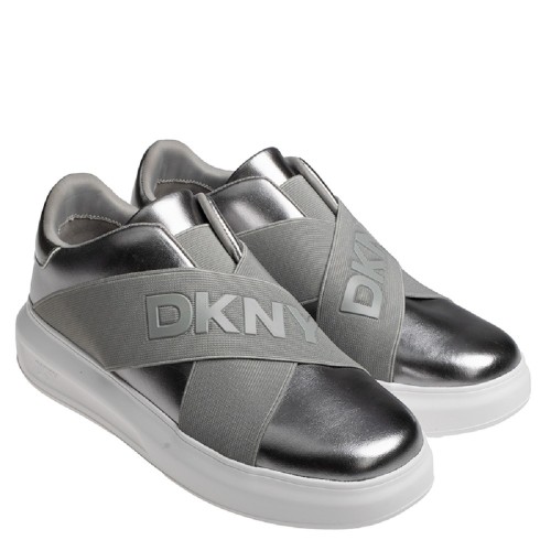 Γυναικεία Sneakers Slip On Ασημί JAYE K4401359-NIC DKNY Γυναικεία Sneakers Slip On Ασημί JAYE K4401359-NIC DKNY