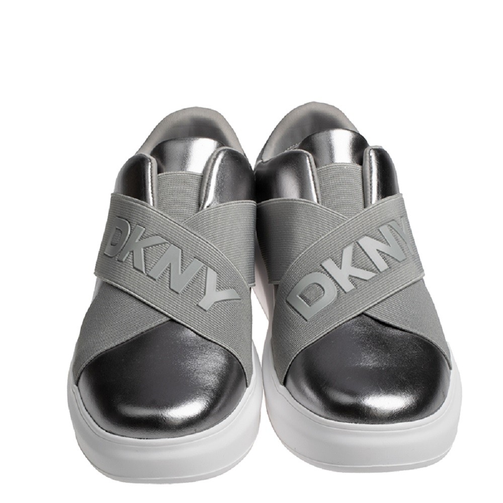 DKNY</br>Γυναικεία Sneakers Slip On Ασημί JAYE K4401359-NIC DKNY DKNY</br>Γυναικεία Sneakers Slip On Ασημί JAYE K4401359-NIC DKNY