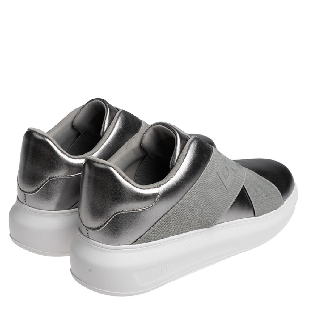 DKNY</br>Γυναικεία Sneakers Slip On Ασημί JAYE K4401359-NIC DKNY DKNY</br>Γυναικεία Sneakers Slip On Ασημί JAYE K4401359-NIC DKNY