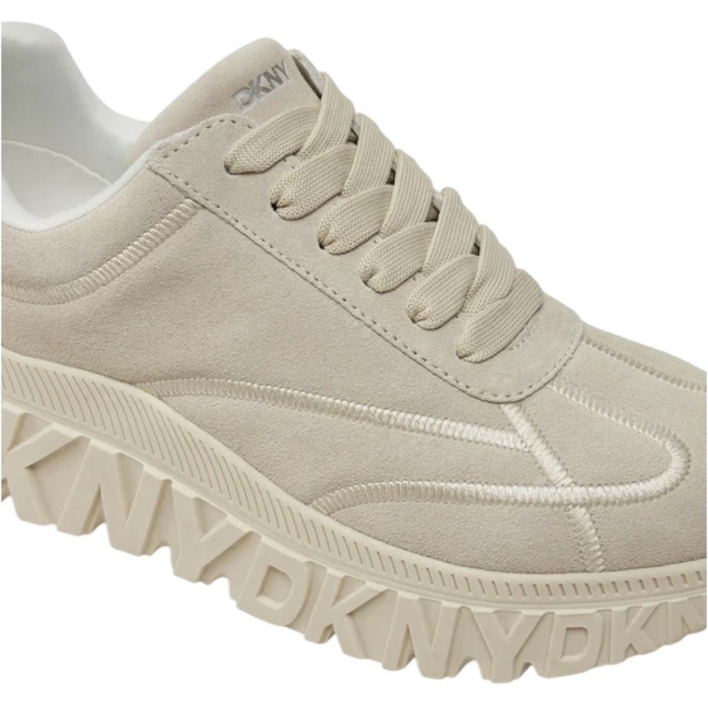 DKNY</br>Γυναικεία Sneakers Μπεζ Δέρμα LAEONI K4408656-F88 DKNY DKNY</br>Γυναικεία Sneakers Μπεζ Δέρμα LAEONI K4408656-F88 DKNY