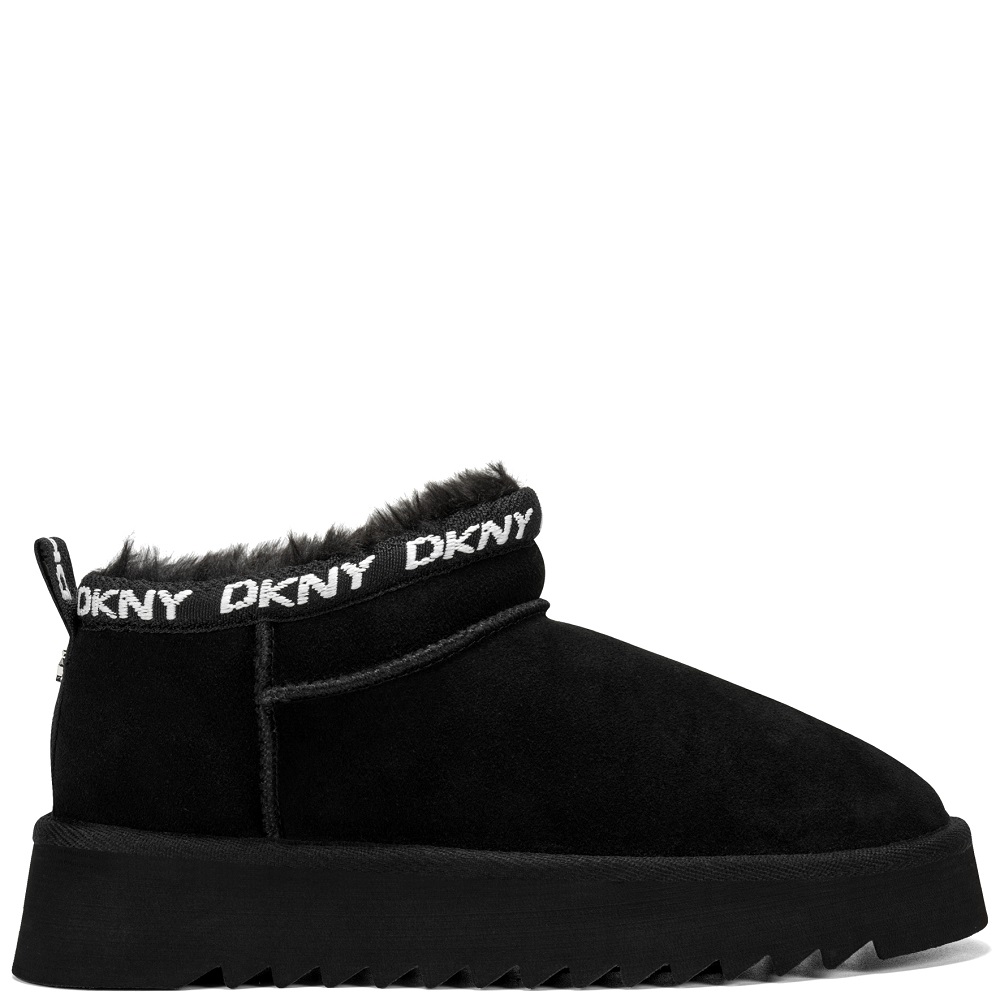 DKNY</br>DKNY ISMAY K4647548-BLK Γυναικεία Μποτάκια Μαύρα Suede Δέρμα DKNY</br>DKNY ISMAY K4647548-BLK Γυναικεία Μποτάκια Μαύρα Suede Δέρμα