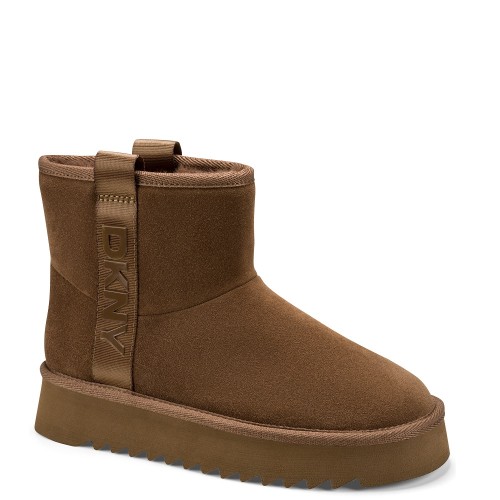 DKNY IMOGEN K4673655-WAL Γυναικεία Μποτάκια Ταμπά Suede Δέρμα