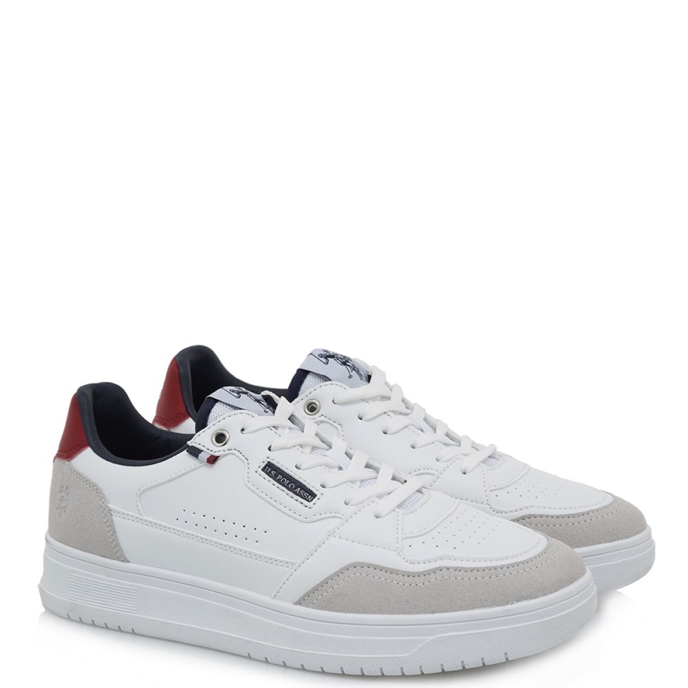 U.S. POLO ASSN.</br>Ανδρικά Sneakers Λευκό KOSMO006-BWR U.S. Polo Assn. U.S. POLO ASSN.</br>Ανδρικά Sneakers Λευκό KOSMO006-BWR U.S. Polo Assn.
