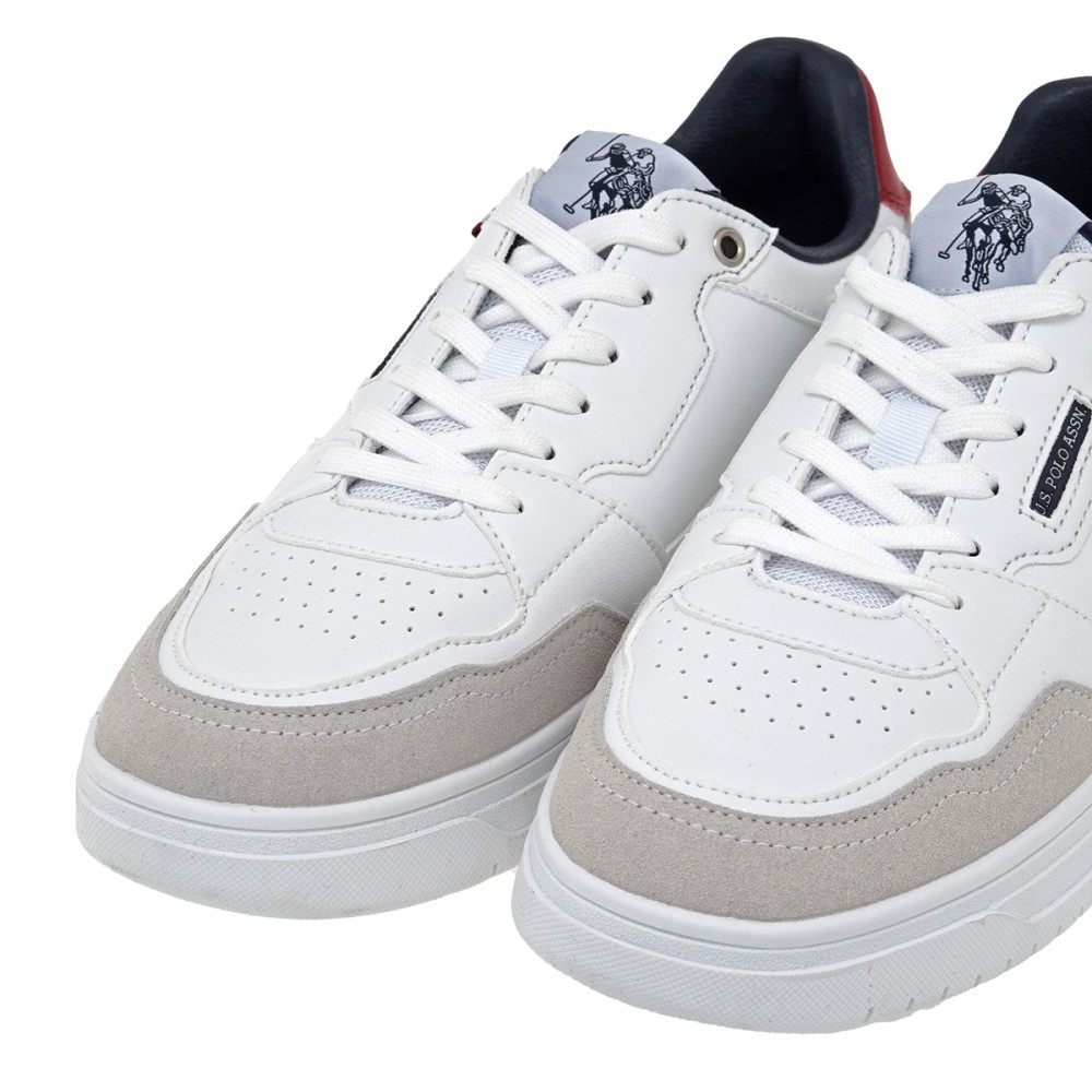 U.S. POLO ASSN.</br>Ανδρικά Sneakers Λευκό KOSMO006-BWR U.S. Polo Assn. U.S. POLO ASSN.</br>Ανδρικά Sneakers Λευκό KOSMO006-BWR U.S. Polo Assn.