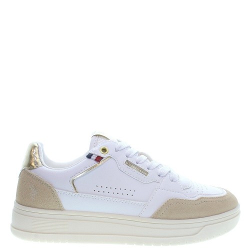 Γυναικεία Sneakers Λευκό/Χρυσό KOSMO008-WHI-GOL02 U.S. Polo Assn.