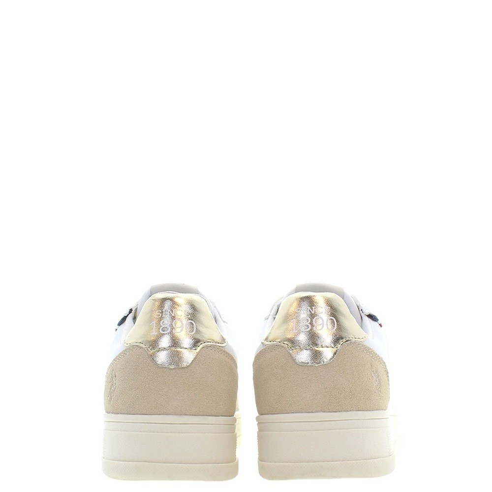 U.S. POLO ASSN.</br>Γυναικεία Sneakers Λευκό/Χρυσό KOSMO008-WHI-GOL02 U.S. Polo Assn. U.S. POLO ASSN.</br>Γυναικεία Sneakers Λευκό/Χρυσό KOSMO008-WHI-GOL02 U.S. Polo Assn.