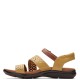 CLARKS</br>Γυναικεία Σανδάλια Κίτρινο Δέρμα KITLY WAY Clarks