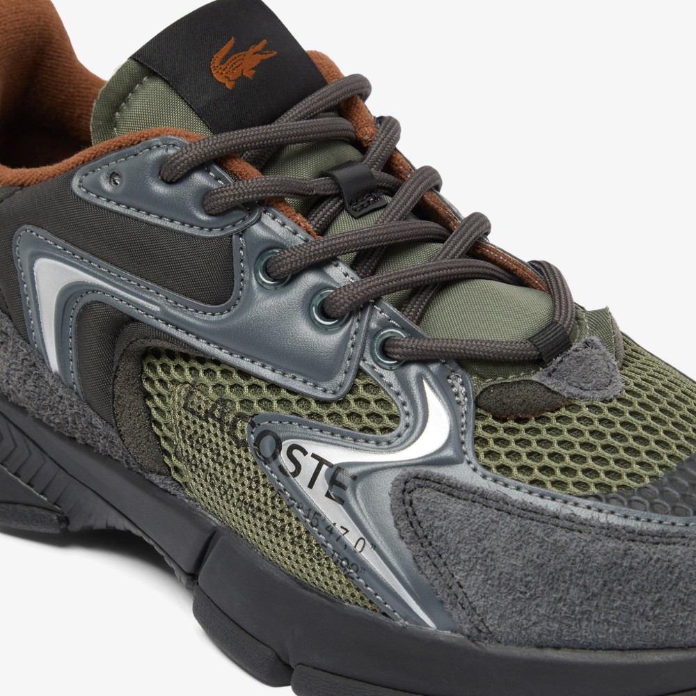 LACOSTE</br>Ανδρικά Sneakers Χακί/Μαύρο L003 NEO 748SMA005512X Lacoste LACOSTE</br>Ανδρικά Sneakers Χακί/Μαύρο L003 NEO 748SMA005512X Lacoste
