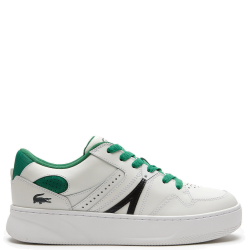 Ανδρικά Sneakers Λευκό/Πράσινο Δέρμα L005 744SMA0117082 Lacoste