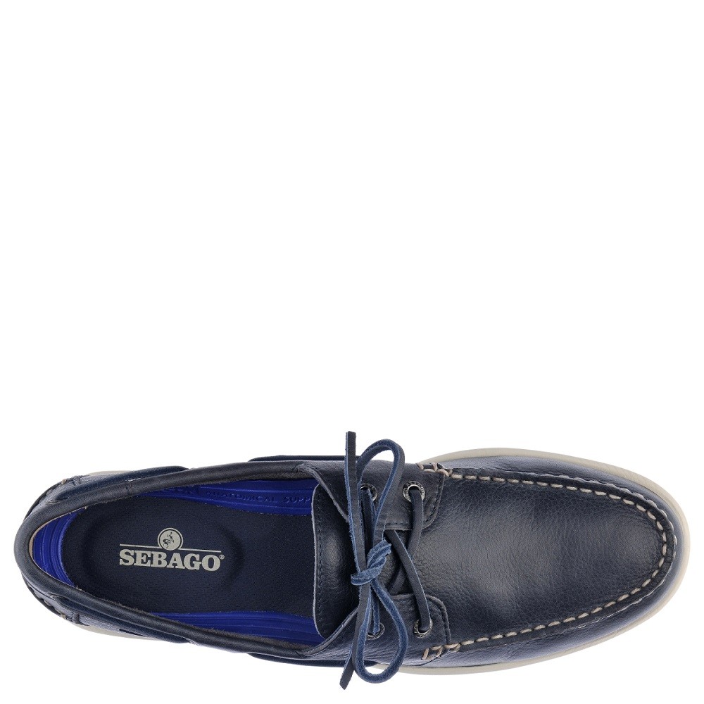 SEBAGO</br>Ανδρικά Boat-shoes/Ιστιοπλοϊκά Μπλε Δέρμα Naples L7000070-908 Sebago SEBAGO</br>Ανδρικά Boat-shoes/Ιστιοπλοϊκά Μπλε Δέρμα Naples L7000070-908 Sebago