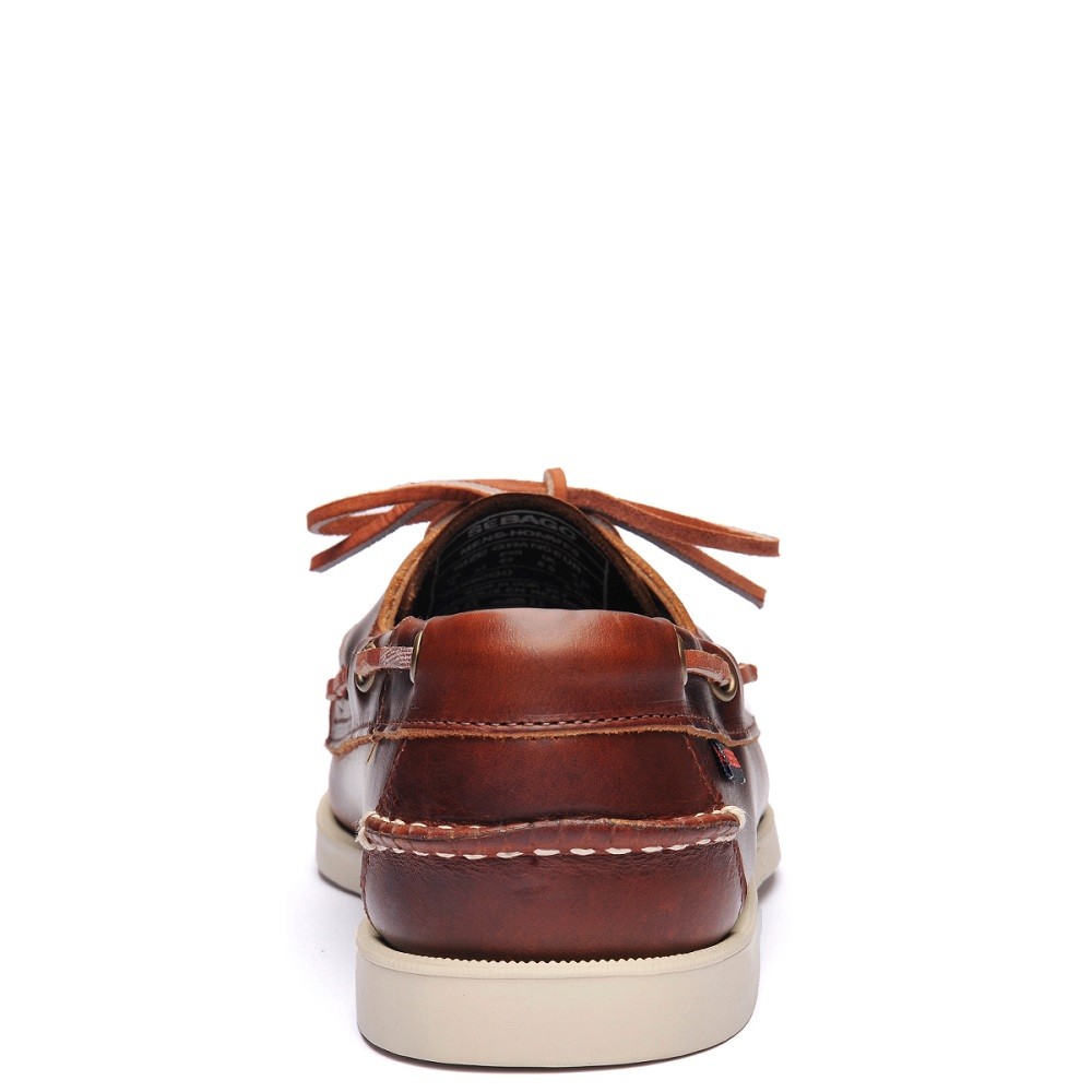 SEBAGO</br>Ανδρικά Boat-shoes/Ιστιοπλοϊκά Καφέ Δέρμα Docksides Portland Waxed L70000G0-900 Sebago SEBAGO</br>Ανδρικά Boat-shoes/Ιστιοπλοϊκά Καφέ Δέρμα Docksides Portland Waxed L70000G0-900 Sebago