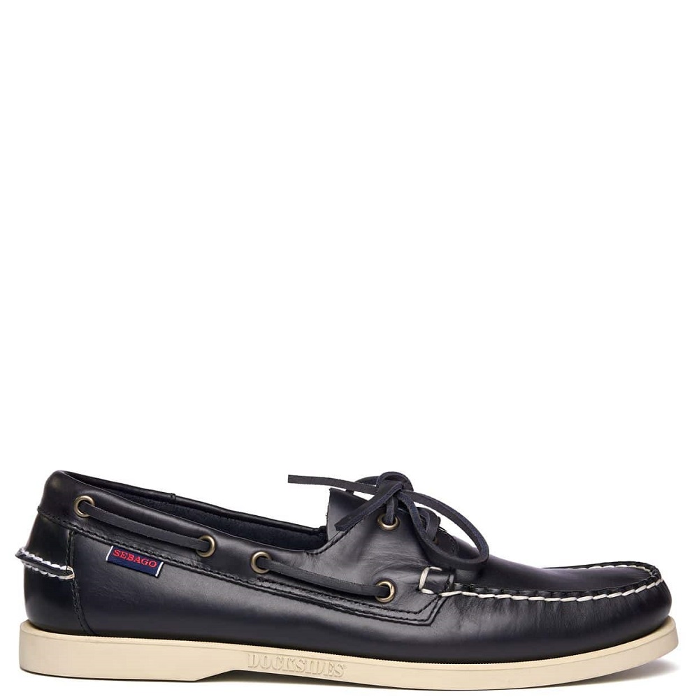 SEBAGO</br>Sebago Docksides Portland Waxed L70000G0-908 Ανδρικά Boat-shoes/Ιστιοπλοϊκά Μπλε Δέρμα