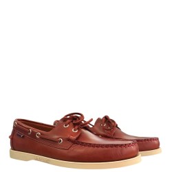 Ανδρικά Boat-shoes/Ιστιοπλοϊκά Κόκκινο Δέρμα Docksides Portland Waxed L70000G0-993 Sebago