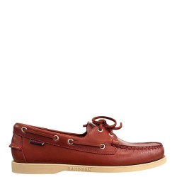 Ανδρικά Boat-shoes/Ιστιοπλοϊκά Κόκκινο Δέρμα Docksides Portland Waxed L70000G0-993 Sebago