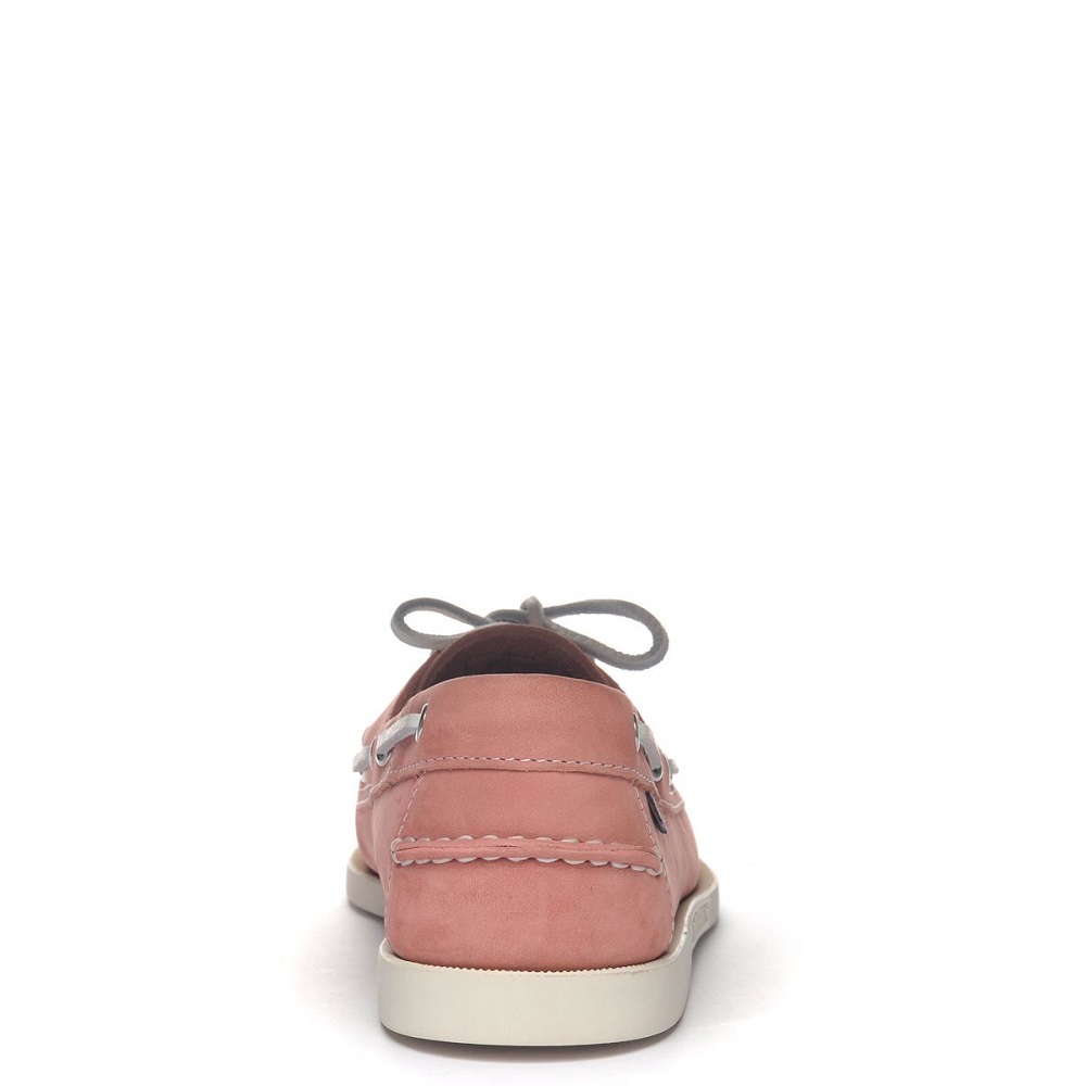 SEBAGO</br>Ανδρικά Boat-shoes/Ιστιοπλοϊκά Ροζ/Λευκό Δέρμα Docksides Portland Nubuck L7000GAO-A22 Sebago SEBAGO</br>Ανδρικά Boat-shoes/Ιστιοπλοϊκά Ροζ/Λευκό Δέρμα Docksides Portland Nubuck L7000GAO-A22 Sebago