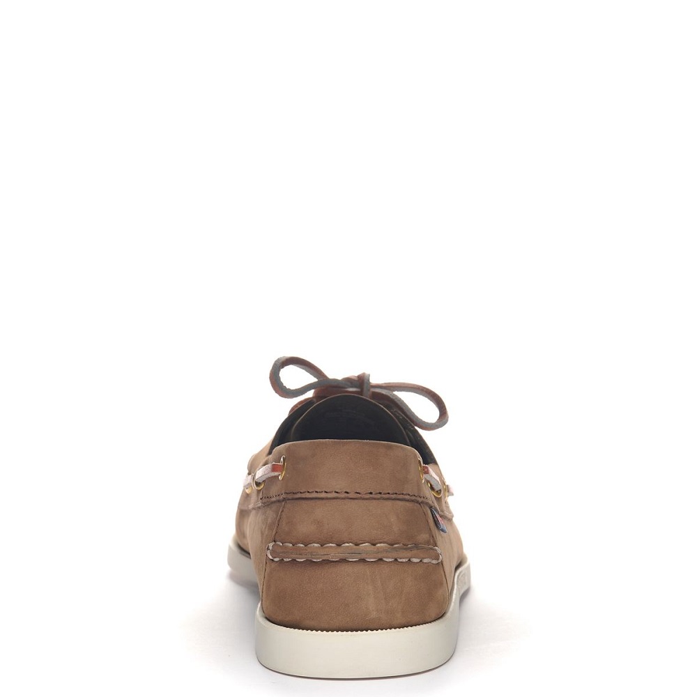 SEBAGO</br>Ανδρικά Boat-shoes/Ιστιοπλοϊκά Καφέ Δέρμα Docksides Portland Nubuck L7000GAO-ACO Sebago SEBAGO</br>Ανδρικά Boat-shoes/Ιστιοπλοϊκά Καφέ Δέρμα Docksides Portland Nubuck L7000GAO-ACO Sebago