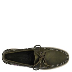 Ανδρικά Boat-shoes/Ιστιοπλοϊκά Χακί Δέρμα Docksides Portland Crazy Horse L70015H0-909 Sebago