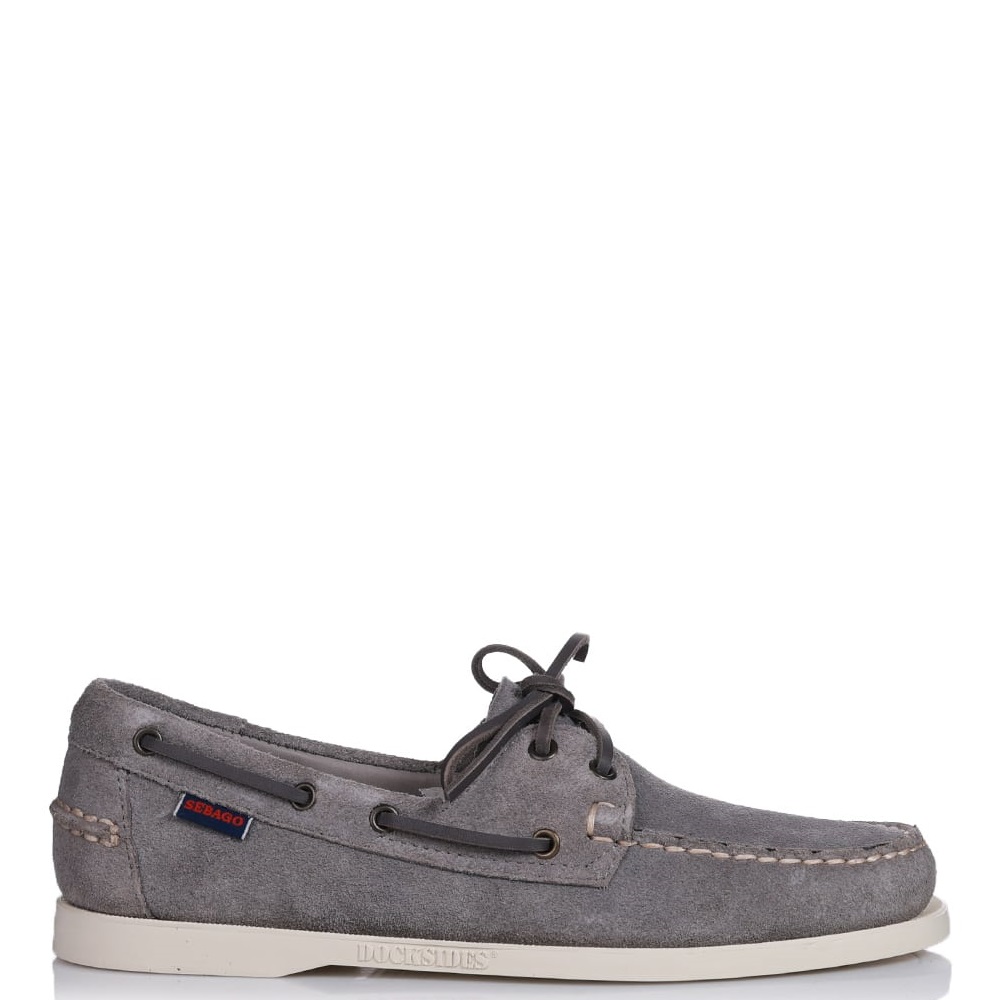 SEBAGO</br>Sebago Portland Flesh Out L7111PTW-917 Ανδρικά Boat-shoes/Ιστιοπλοϊκά Γκρι Suede